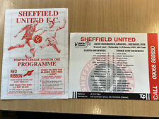 Sheffield united reserve for sale  CARDIFF