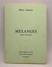Rene guenon melanges usato  Fonte Nuova