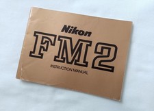 Nikon fm2 instruction for sale  BRISTOL