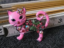 Rhinestone pink cat for sale  Rancho Cordova