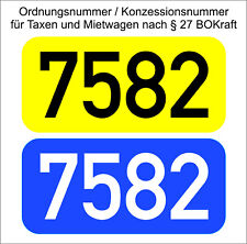 Rdnungsnummer taxi mietwagen gebraucht kaufen  Vlotho