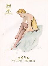 Pubbl. 1951 calze usato  Biella