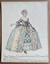Dessin maquette costume d'occasion  Paris II