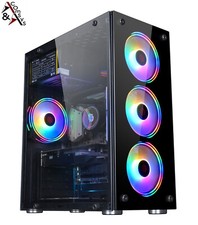 Midi Tower PC ATX Glas Gaming Micro-ATX Mini-ITX Gehäuse Gamer USB 3.0 Hallo comprar usado  Enviando para Brazil