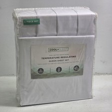 Conjunto de lençóis queen size branco regulador de temperatura Cool+Sleep 6 peças refrigeração , usado comprar usado  Enviando para Brazil