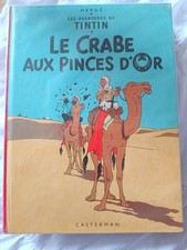 Tintin ancienne crabe d'occasion  Hasparren