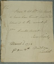 Nota promissória manuscrita de 1794 James Sowerby – Ilustrador botânico histórico comprar usado  Enviando para Brazil