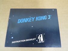 Donkey Kong 3 NES livreto de instruções manual somente 1986 primeira impressão sem TM comprar usado  Enviando para Brazil