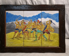 Quadro ceramica dipinto usato  Giarre