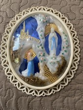 Vintage oval religious for sale  LONDON