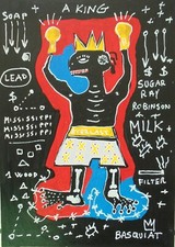 Jean michel basquiat usato  Montesilvano