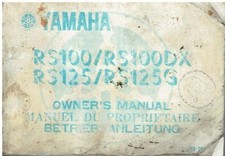 Yamaha rs100 rs100dx for sale  ALFRETON