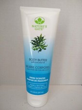Usado, Uma (1) Manteiga Corporal Natural Nature's Gate 8 oz NOVO EM FOLHA Variedade que Você Escolhe comprar usado  Enviando para Brazil