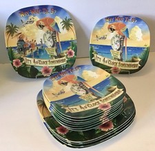 Pratos de festa retrô Jimmy Buffet Margaritaville tropical 5 horas happy hour FL, usado comprar usado Pratos de festa retrô Jimmy Buffet Margaritaville tropical 5 horas happy hour FL, usado comprar usado  Enviando para Brazil