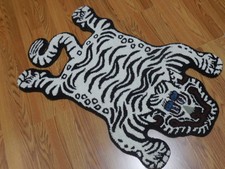 Tibetan tiger rug for sale  Kensington