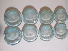 8 tampas de frasco de frutas aqua e âmbar ou vidro branco jarro de conserva Canadá 9516 comprar usado  Enviando para Brazil
