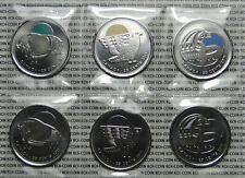 BU Canada 2011 Legendary Nature 6x 25c coin set Felcon Bison Whale na sprzedaż  Wysyłka do Poland
