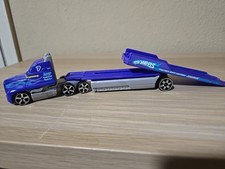 Hot Wheels semi caminhão trator reboque 2002 loop No7 suporte de corrida de fábrica comprar usado  Enviando para Brazil