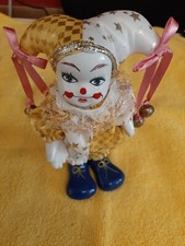 Porcelain clown doll. for sale  DUNMOW