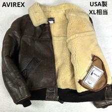 Avirex shearling leather d'occasion  Expédié en Belgium