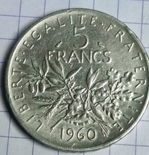 Argent francs semeuse d'occasion  La Chapelle-en-Serval