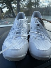 ASICS Gel Rocket Feminino 11 Branco Prata Pura 1072A093-101 Tamanho 11, usado comprar usado  Enviando para Brazil