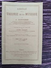 Abrégé théorie musique d'occasion  Colmar