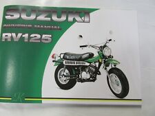 Suzuki rv125 owners for sale  Berlin