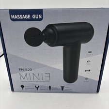 Pistola de massagem 4 cabeças - Prata - MINIE FH-520 - Velocidade ajustável nova, usado comprar usado  Enviando para Brazil