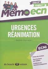 Urgences reanimation memo d'occasion  France