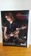 IBANEZ JEN 77FP2 ANÚNCIO DE IMPRESSÃO DE GUITARRA 11 X 8,5, -STEVE VAI comprar usado  Enviando para Brazil