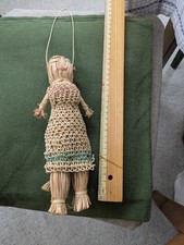 Deko strohpuppe strohdame gebraucht kaufen  Berlin