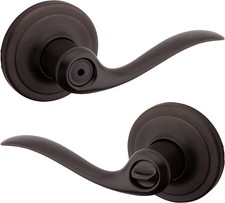 Alavanca de trava de porta Kwikset Tustin privacidade cama/banheiro banheiro bronze veneziano 💥 comprar usado  Enviando para Brazil