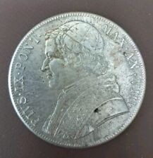 5 lire 1870 pontificio usato 5 lire 1870 pontificio usato Torino