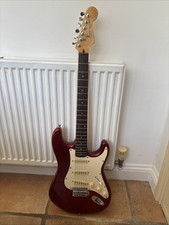 fender squier stratocaster red for sale  GLOUCESTER