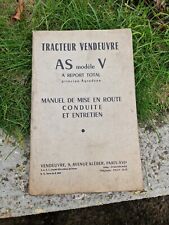 Livret entretien manuel d'occasion  Plonéour-Lanvern