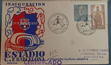 Sobre Expo. Filatélica Deportiva Inauguración Estadio CF Barcelona Etapa XV 1957, usado comprar usado  Enviando para Brazil
