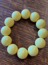 Yellow large beaded for sale  Bountiful