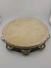 Vtg wood tambourine for sale  Grove City