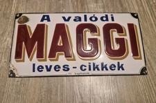 Emailschild maggi ungarn gebraucht kaufen  Obernburg a.Main