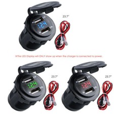 CARREGADOR RÁPIDO DE CARRO PORTA USB DUPLA TOMADA ADAPTADOR DE ISQUEIRO SOQUETE 12V comprar usado  Enviando para Brazil