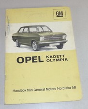 Usado, Handbok Opel Kadett B 1968 Svedese comprar usado  Enviando para Brazil