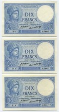 Billets francs minerve d'occasion  Olemps