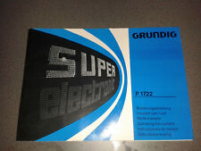 Grundig röhren 1722 gebraucht kaufen  Hamburg