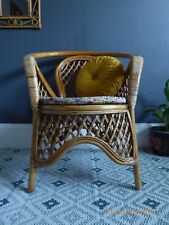 Vintage bamboo armchair for sale  CLACTON-ON-SEA