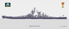 Uss guam print for sale  Baltimore
