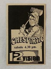 1976 pequeno anúncio de TV XEWT ~ CHESPIRITO comprar usado  Enviando para Brazil