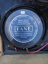 Fane 1970s speakers for sale  SHEFFIELD