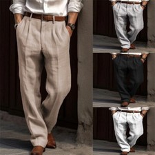 Men linen trousers for sale  NOTTINGHAM