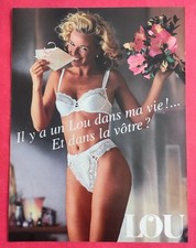 Publicité presse lingerie d'occasion  Le Portel